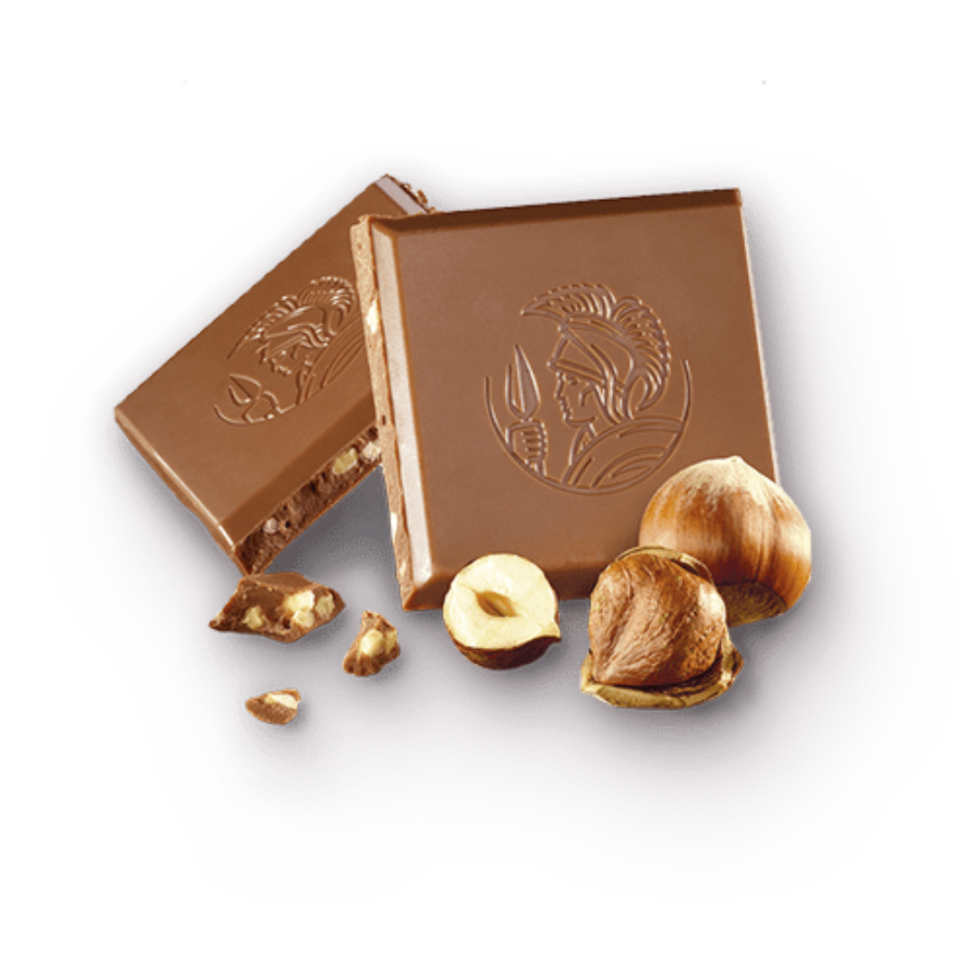 Tableta ciocolată cu lapte cu alune