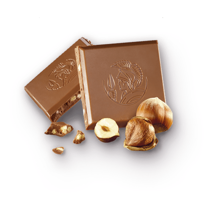 Tableta ciocolată cu lapte cu alune