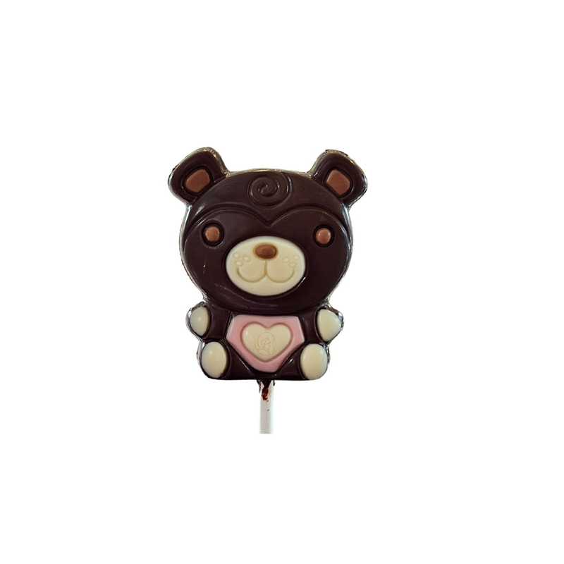 Lollipop Bear - ciocolată neagră
